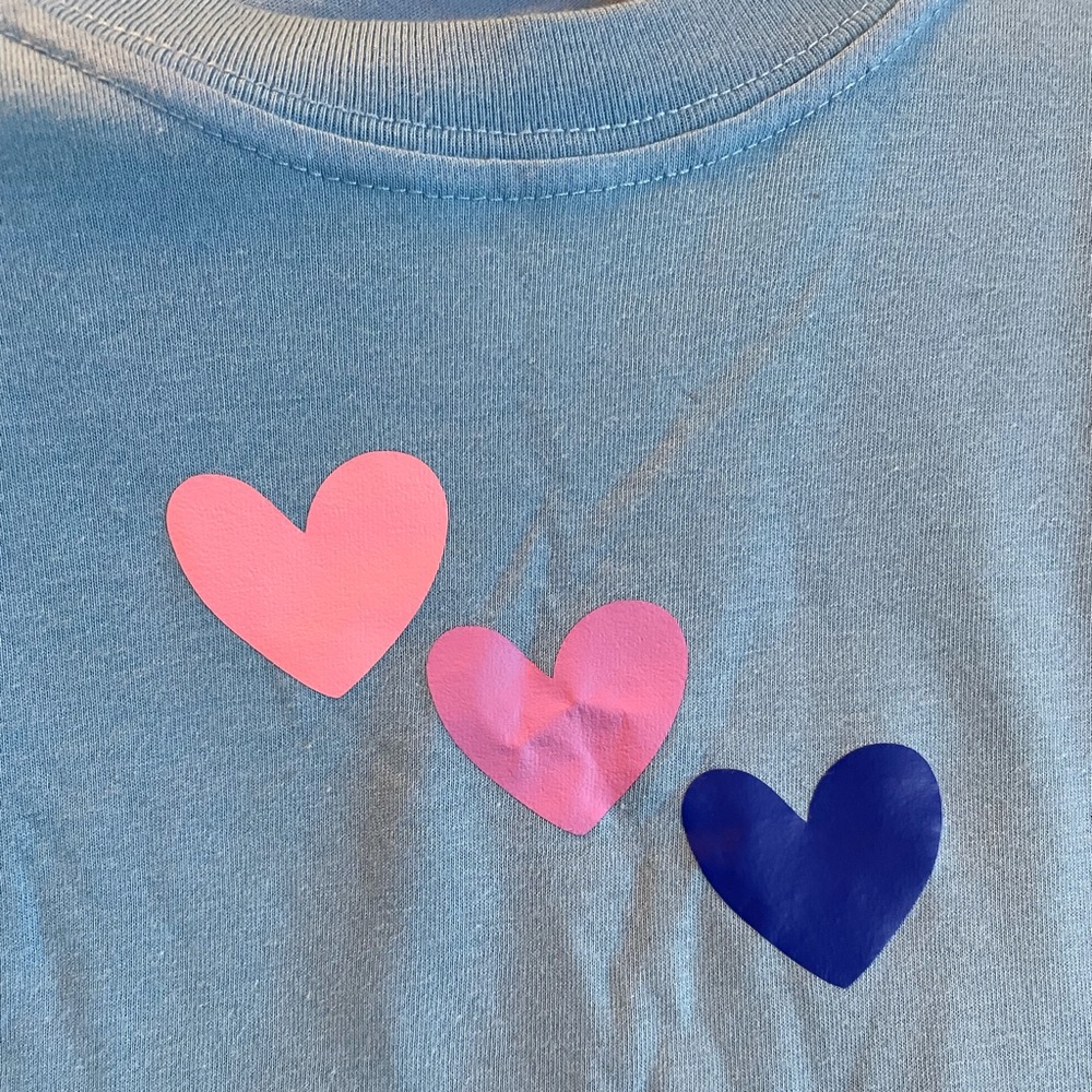 LGBTQ+ Pride - Bisexual Heart Trio Shirt